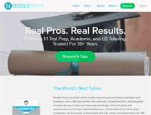 Tablet Screenshot of noodlepros.com